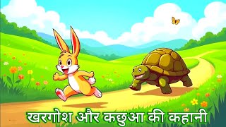 खरगोश और कछुआ Hindi Kahaniya | Rabbit and Tortoise 3D Hindi Stories for Kids | Story | Kahani