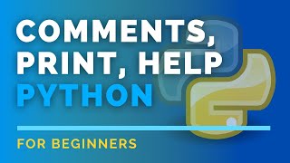 Comments | Print | Help functions in Python