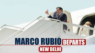 WATCH LIVE: U.S. Secretary OF State Marco Rubio concludes India visit, departs for Armenia
