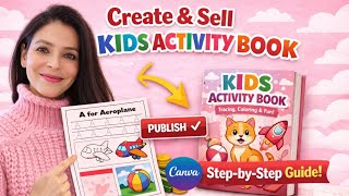 How to Create a Kids Activity Book in Canva.