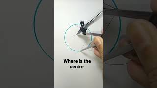 How to find centre of a circle