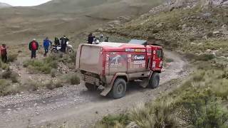 ¡MIRA! CAMIONES DEL RALLY DAKAR 2018  RUMBO A BOLIVIA  6 ETAPA (VÍDEO PAISAJISTA)