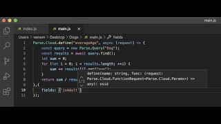 How to use the Parse Cloud Functions Validators?