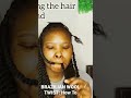 BRAZILIAN WOOL TWIST; How To #4c #4cnaturalhair #diy