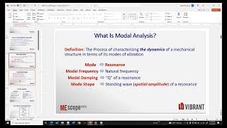 MEscope Modal Webinar: Curve Fitting Part 2-Operational Modal Analysis