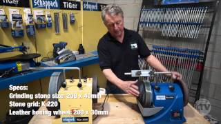 Scheppach TiGer2000s Sharpening and Honing System - Toolstop DEMO