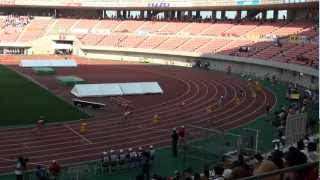 2012 全国高校総体 陸上 女子4×100mR決勝