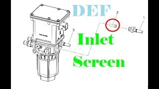 Detroit Diesel - DEF Pump Inlet Screen