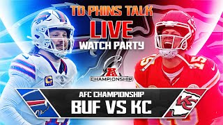 Buffalo Bills vs Kansas City Chiefs AFC Championship LIVE Play by Play Commentary | NFL 🔥