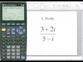 Technology in College Algebra - Complex Numbers - TI-89