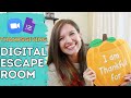 Digital Escape Rooms Using Google Forms and Zoom (Thanksgiving Edition!)