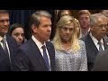 Archive video of Georgia Republican Governor Brian Kemp