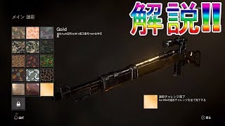 【COD WW2】KAR98Kのゴールド迷彩解説！！　実況＃2163　PS4