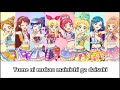 happy crescendo color coded lyrics aikatsu