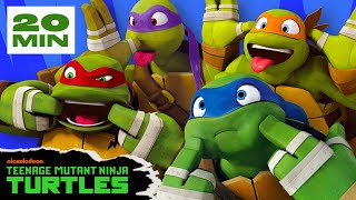 20 MINUTES of the Turtles Being Bros 💪 (Literally) | Teenage Mutant Ninja Turtle