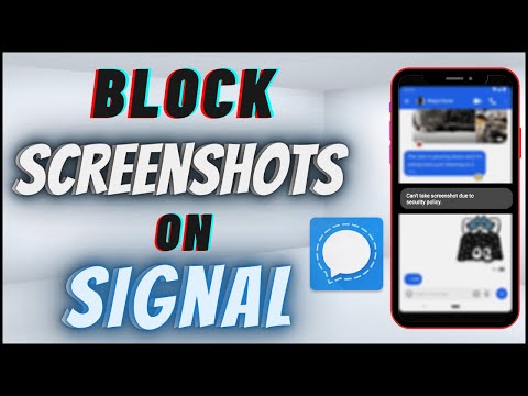 How to Block Screenshots in Signal