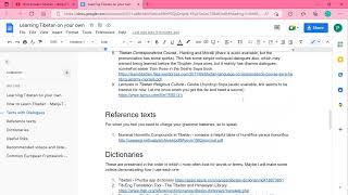 Learning Tips - Resources for Learning Tibetan on your own
