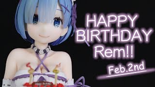 Re:ゼロから始める異世界生活 レム・バースデーケーキVer. 1/7スケールフィギュアレビュー　KADOKAWA #figure review