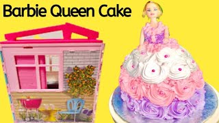 Barbie Doll Cake| How to Make Doll Cake Design | How to Make Barbie Queen Cake | #barbiecakes