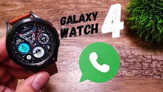 How to Use Whatsapp on Samsung Galaxy Watch 4!