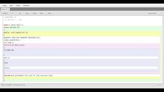 Blue Java : Series program part 16