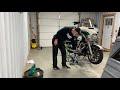 flhtp vlog product review motorcycle lift jack otc stinger 1545