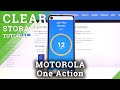 How to Clean Storage in MOTOROLA One Action - Delate Junk Files