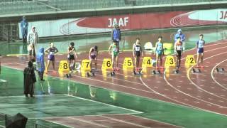 H28　ジュニアオリンピック　C男子100m決勝　優勝 森澤 凜久