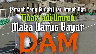 Apa Itu Dam? Jamaah Yg Sudah Niat Umroh Tapi Tidak Melaksanakan Tawaf Sai Maka Harus Bayar Dam