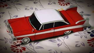 Christine 1958 Plymouth Fury Scale Model Build Finished - San Kustom Garage!