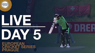 🔴 European Cricket Series Prague Day 5 | Cricket Live Stream