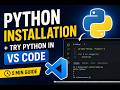 Python Installation & Setup in VS Code | Windows | Beginner Friendly (5 Minutes)