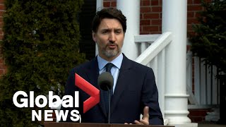Coronavirus outbreak: Justin Trudeau addresses his wife's COVID-19 diagnosis | FULL