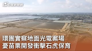 環團實察地面光電案場 憂苗栗開發衝擊石虎保育｜20230719 公視中晝新聞