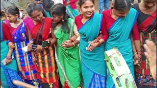 sp mahila college dumka sohrai 🌾🌾 || dumka sp mahila college sohrai 2025 🌾|| santhali sohrai video