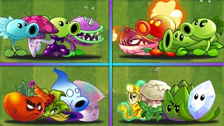 Best 4 Team Super Strong Plants Battlez - Who Will Win? - PvZ 2 Team Plants vs Team Plants