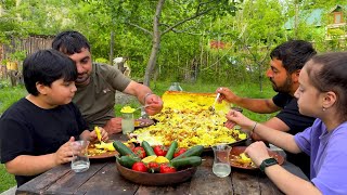 Hard Happy Life Far From Civilization In Remote Mountains Village