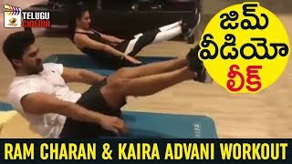 Ram Charan and Kaira Advani Workout Video | #RC12 Movie Workouts | Boyapati Srinu | Telugu Cinema
