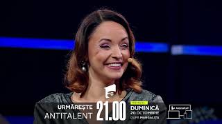 Nu ratați prima ediție Antitalent! Premiera, duminică, 20 octombrie, după Mangalița, la Antena 1!