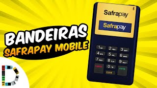 Bandeiras aceitas pela maquininha SafraPay Bluetooth