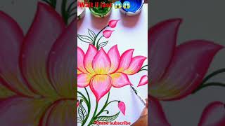 how to draw lotus flower,#short,#shorts,#viralvideo