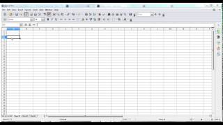 Openoffice Beginner - Spreadsheet - Tutorial 1