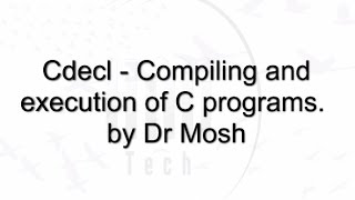 Compiling C source to exe, gcc, asm, link, stackframe