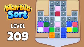 Marble Sort level 209 solution