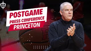 Steve Pikiell talks #Princeton Postgame -- #Rutgers Scarlet Knights Basketball