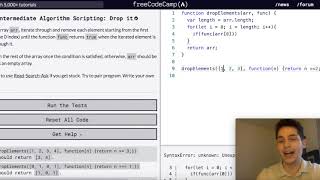 Freecodecamp Intermediate Algorithm: Drop It