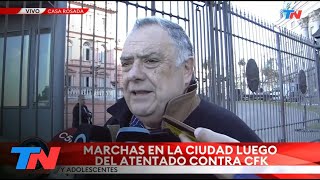 Conmoción por el ataque a Cristina Kirchner: "Que lo de anoche sea el punto final", Eduardo Valdés