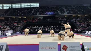 #GRPamplona19 Actuación equipo de Gimnasia Arrítmica Senior del Club Ritmica Ansoain