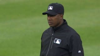 CLE@DET: De Jesus becomes first Dominican umpire