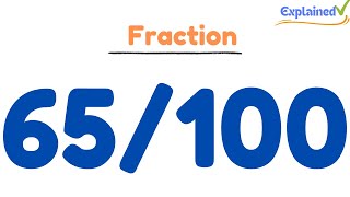65/100 as a Decimal